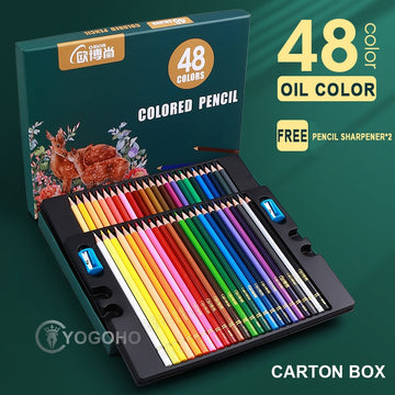 200/120/72/48 Colors For Young Artists. Professional Pastel Drawing Pencils with Cloth Bag